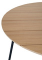 Trädgårdsbord Montana Teak-look Ø130 cm Sunlife